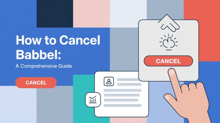 How to Cancel Babbel: A Comprehensive Guide