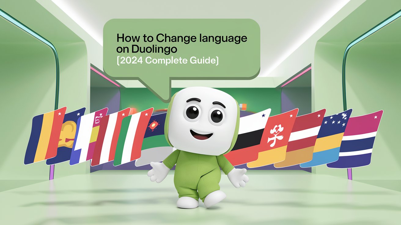 how to change language on duolingo 2024 complete guide