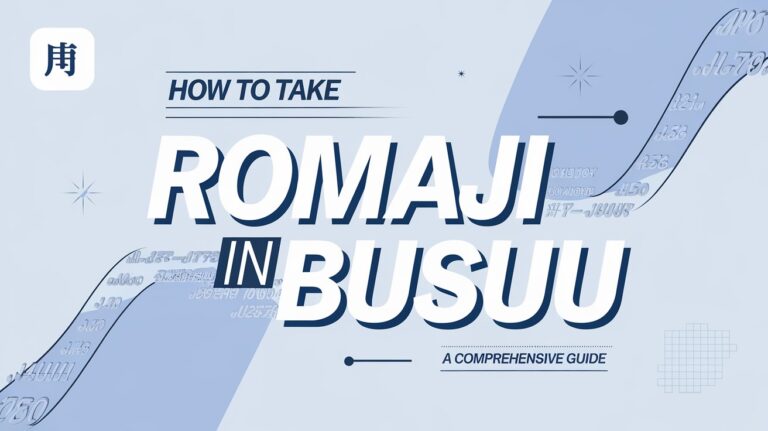 How to Take Romaji in Busuu: A Comprehensive Guide