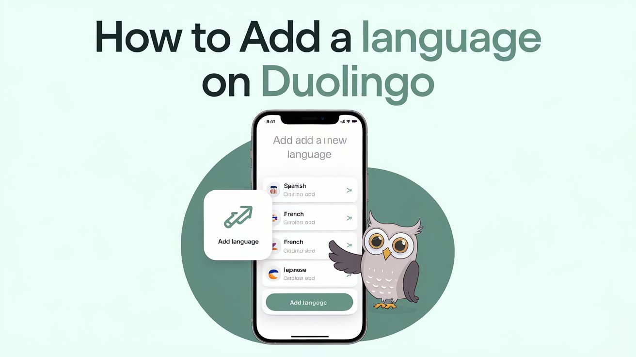 how to add a language on duolingo