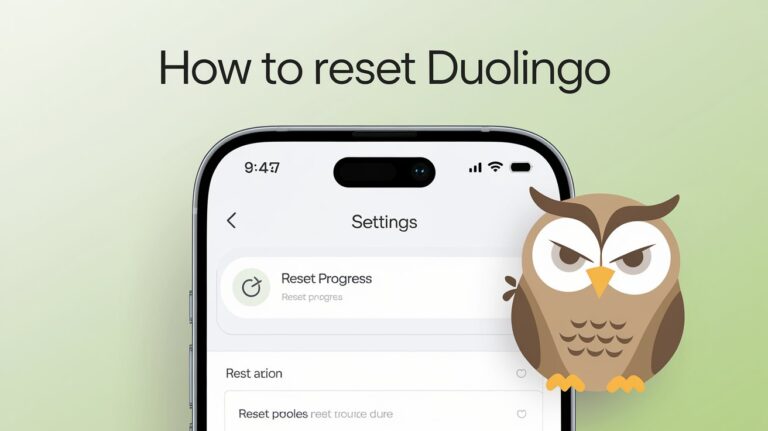 How to Reset Duolingo: Fast Steps to Start Fresh