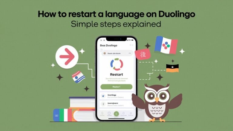 How to Restart a Language on Duolingo: Simple Steps Explained