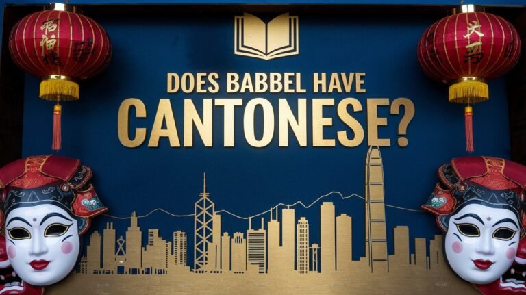 Does Babbel Have Cantonese?Availability Explained