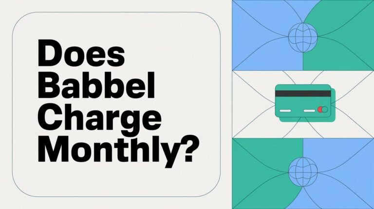 Does Babbel Charge Monthly?Pricing Info