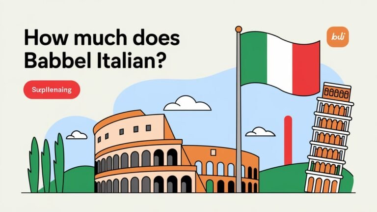 How Much Does Babbel Italian: Subscription Plans and Costs