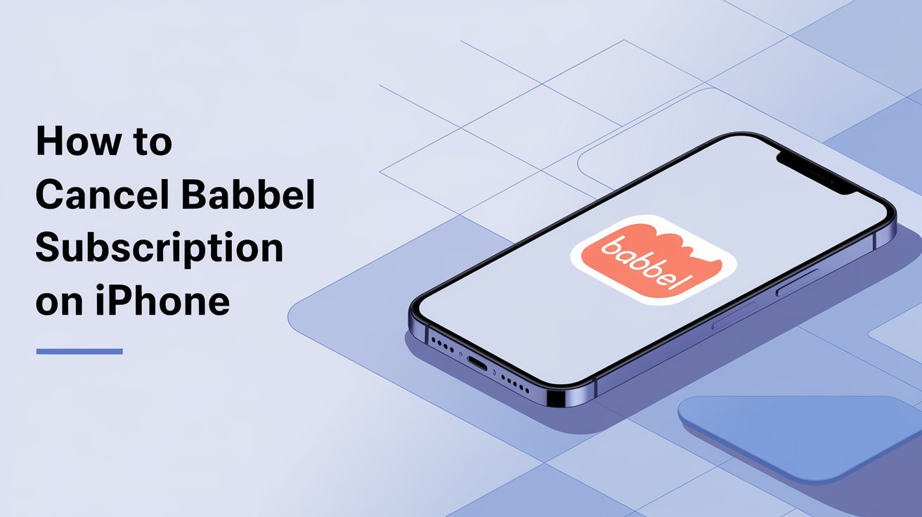 how to cancel babbel subscription on iphone