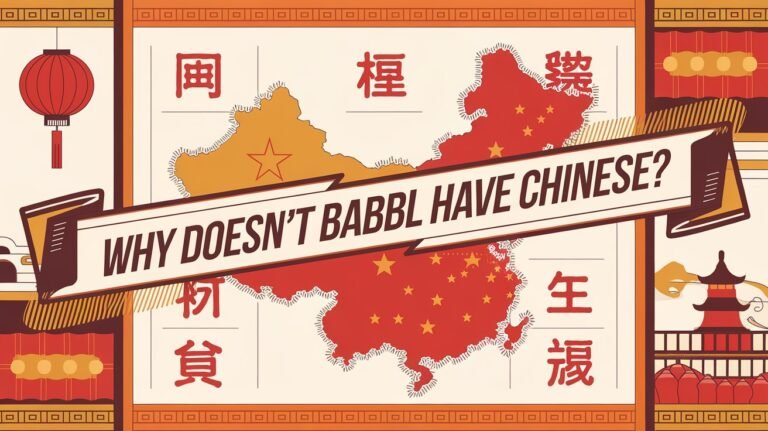 Why Doesn’t Babbel Have Chinese?Language Availability